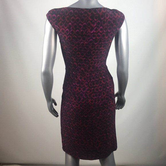 Lauren Ralph Lauren Dress sz 6 Modest Short Sleeve - Picture 5 of 8